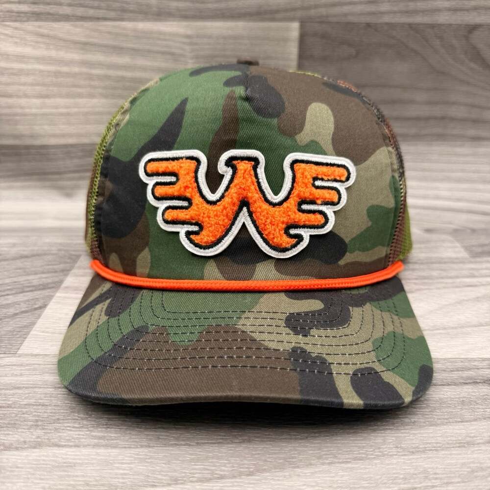 Seager x Waylon Jennings Flying W Snapback Camo Hat